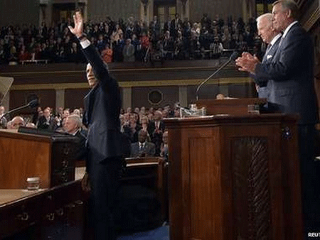 Разные реакции на ежегодное послание Конгрессу президента США